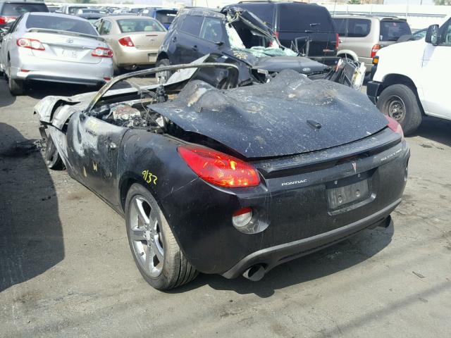 1G2MG35X97Y121873 - 2007 PONTIAC SOLSTICE G BLACK photo 3