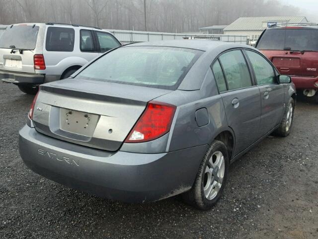 1G8AL52F24Z224649 - 2004 SATURN ION LEVEL GRAY photo 4