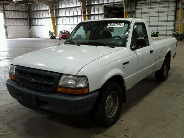 1FTYR10C2YPB27585 - 2000 FORD RANGER WHITE photo 2