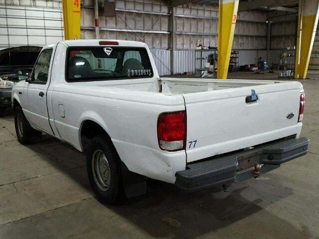 1FTYR10C2YPB27585 - 2000 FORD RANGER WHITE photo 3