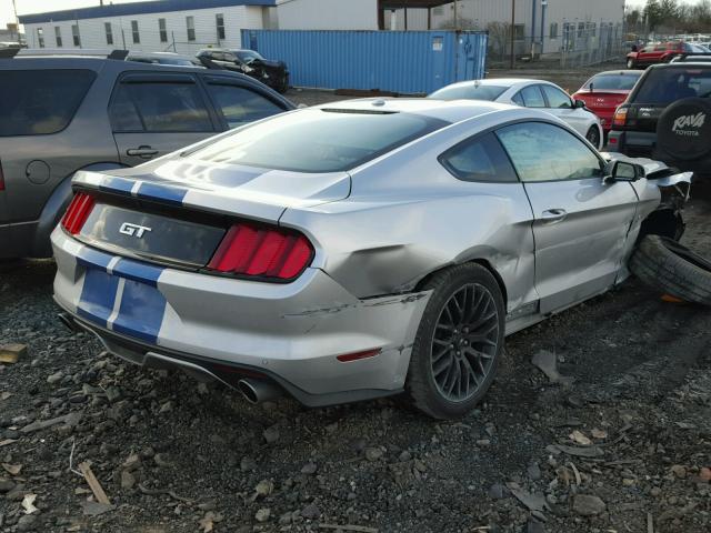 1FA6P8CF8G5223622 - 2016 FORD MUSTANG GT SILVER photo 4