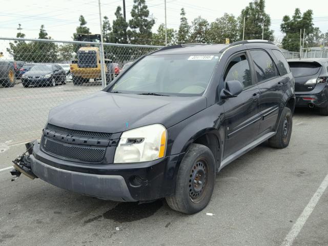 2CNDL13F566209230 - 2006 CHEVROLET EQUINOX LS BLACK photo 2