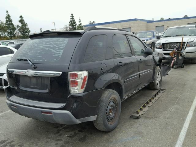 2CNDL13F566209230 - 2006 CHEVROLET EQUINOX LS BLACK photo 4