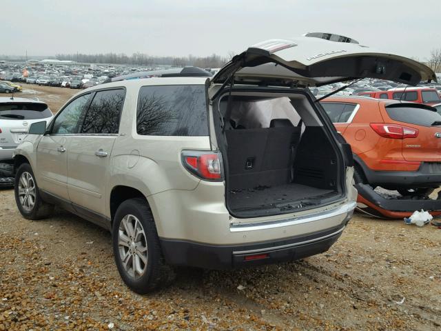 1GKKVRKDXFJ159839 - 2015 GMC ACADIA SLT თაფლისფერი ფოტო 3
