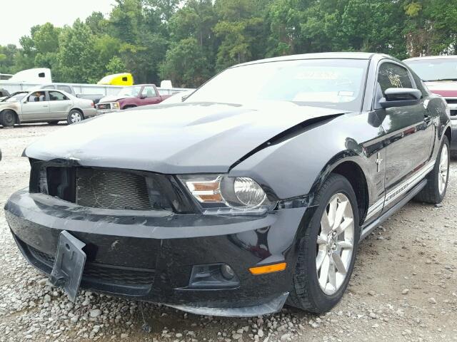 1ZVBP8AN3A5117165 - 2010 FORD MUSTANG BLACK photo 2