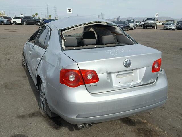 3VWRF81K66M791724 - 2006 VOLKSWAGEN JETTA 2.5 SILVER photo 3