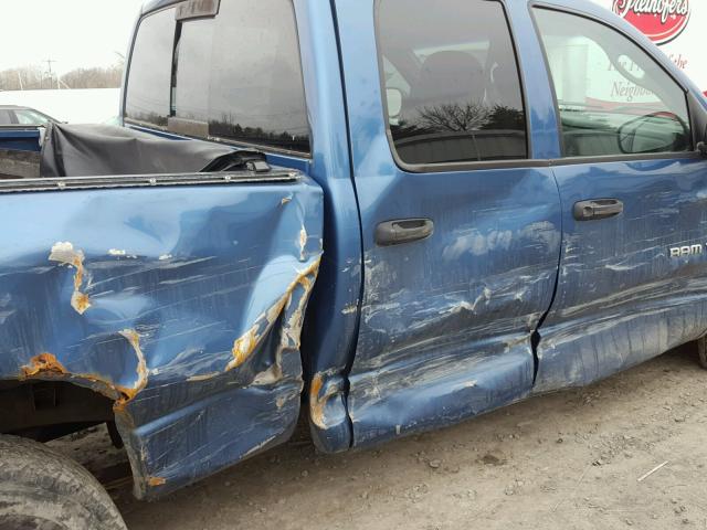 3D7HA18N42G172557 - 2002 DODGE RAM 1500 BLUE photo 9