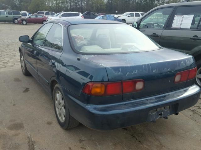 JH4DB7559TS007545 - 1996 ACURA INTEGRA LS GREEN photo 3