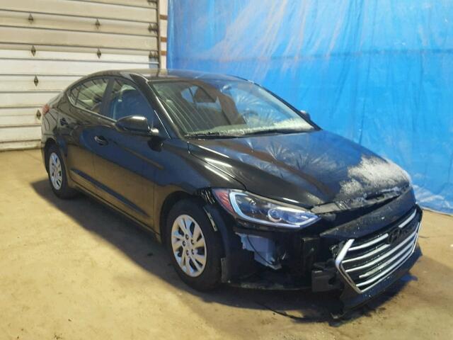 KMHD74LF0HU108929 - 2017 HYUNDAI ELANTRA SE BLACK photo 1