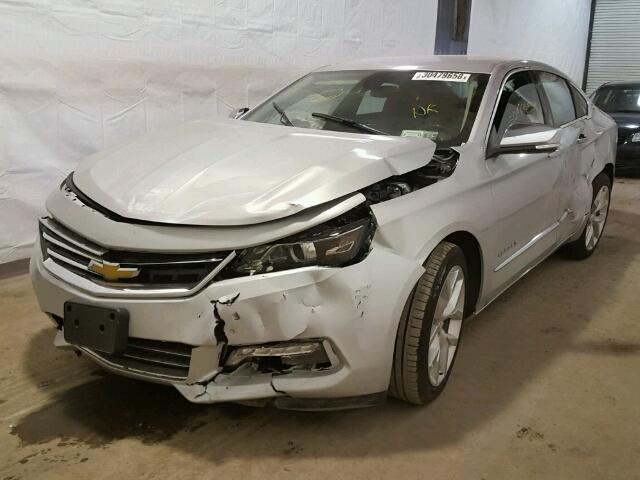 2G1125S38J9121815 - 2018 CHEVROLET IMPALA PRE ვერცხლისფერი ფოტო 2