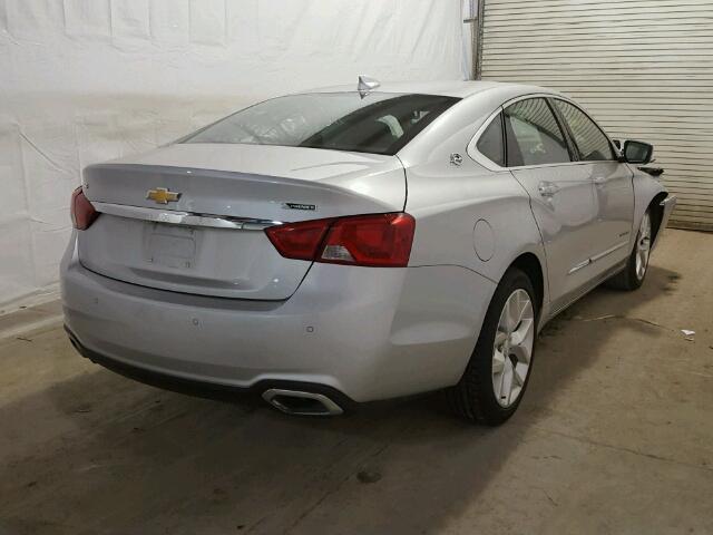 2G1125S38J9121815 - 2018 CHEVROLET IMPALA PRE ვერცხლისფერი ფოტო 4