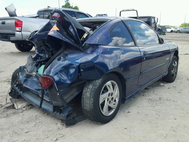 1G2JB124127466538 - 2002 PONTIAC SUNFIRE SE BLUE photo 4