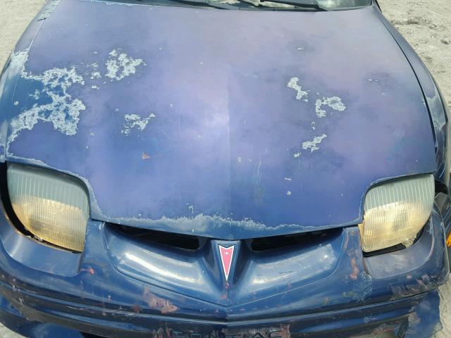 1G2JB124127466538 - 2002 PONTIAC SUNFIRE SE BLUE photo 7