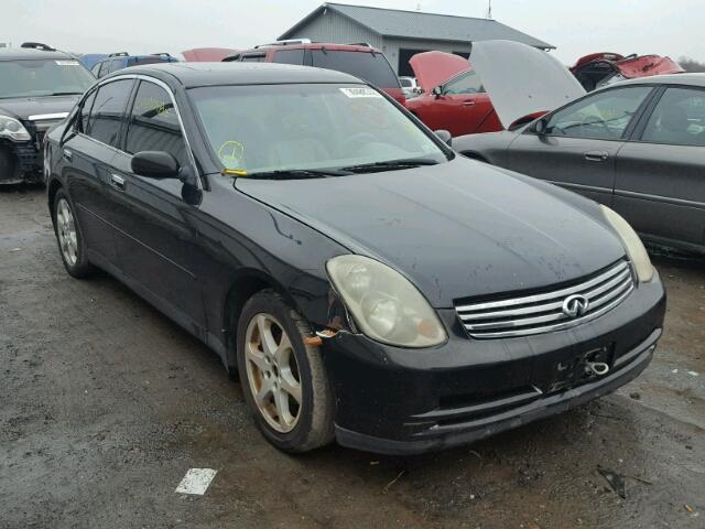 JNKCV51F34M720016 - 2004 INFINITI G35 BLACK photo 1