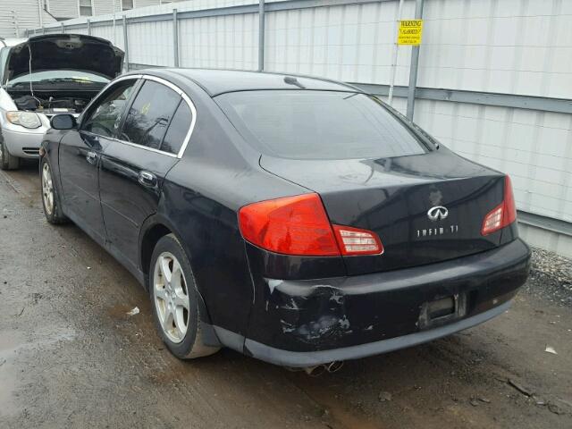 JNKCV51F34M720016 - 2004 INFINITI G35 BLACK photo 3