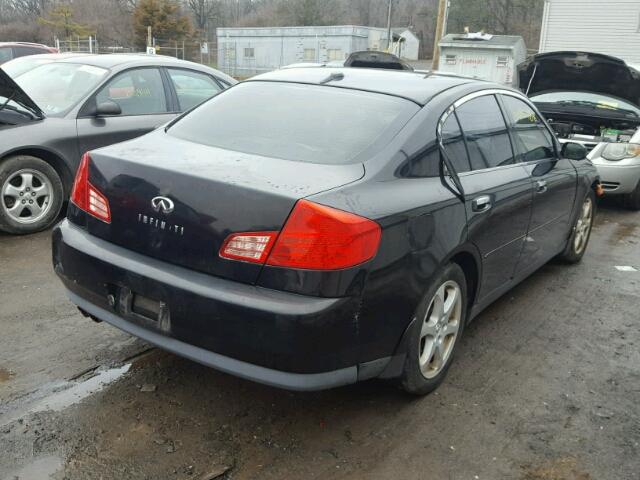 JNKCV51F34M720016 - 2004 INFINITI G35 BLACK photo 4