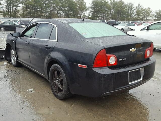 1G1ZH57B38F162551 - 2008 CHEVROLET MALIBU 1LT 黑色 照片 3