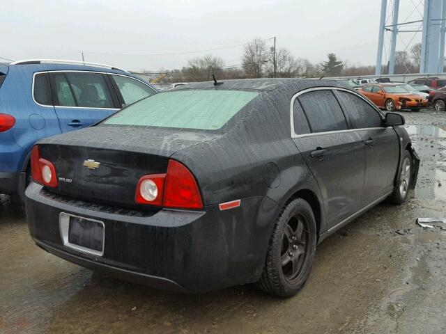 1G1ZH57B38F162551 - 2008 CHEVROLET MALIBU 1LT 黑色 照片 4