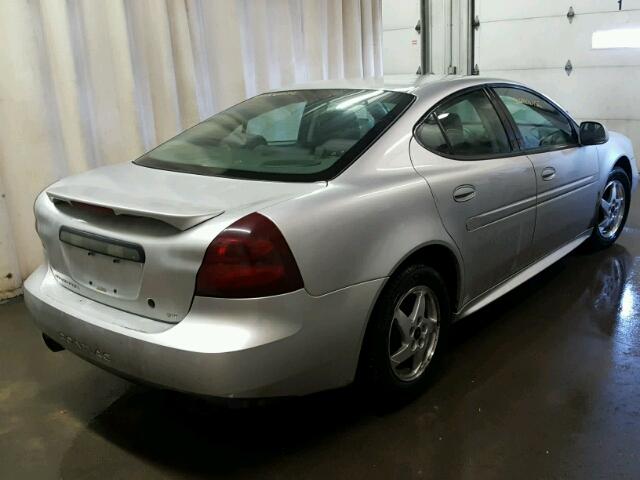 2G2WP522241261937 - 2004 PONTIAC GRAND PRIX SILVER photo 4