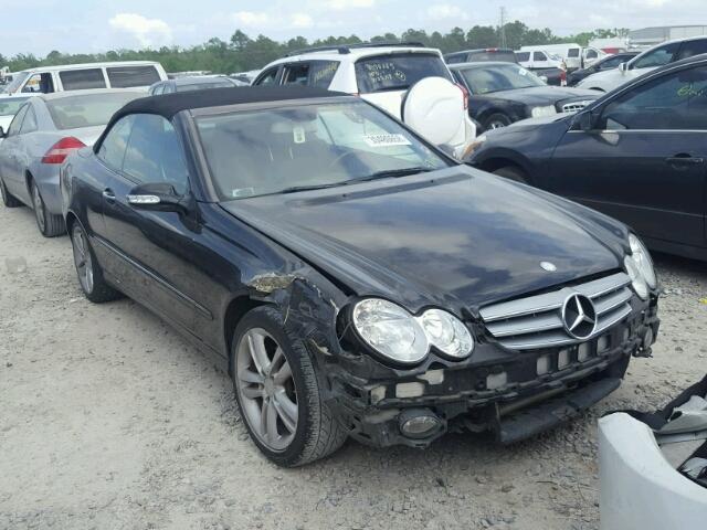 WDBTK56F88F244714 - 2008 MERCEDES-BENZ CLK 350 BLACK photo 1