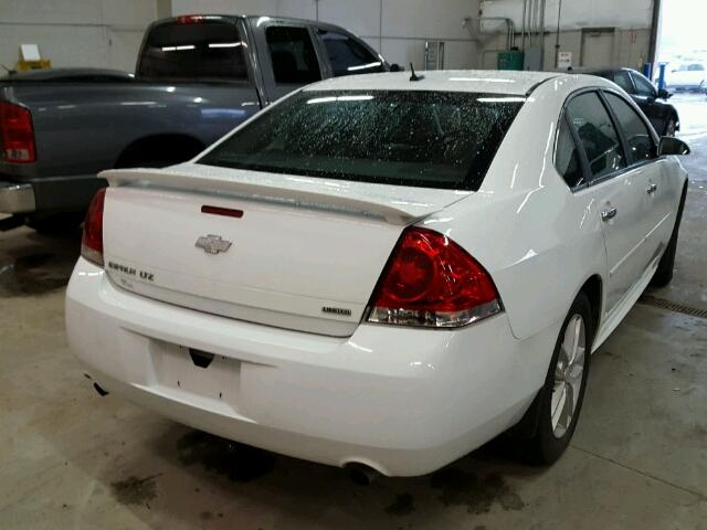 2G1WC5E3XE1131426 - 2014 CHEVROLET IMPALA LIM WHITE photo 4