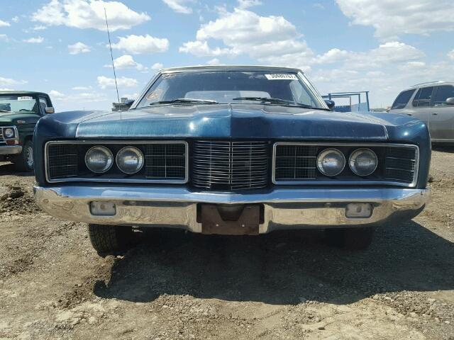 UU61Y178655 - 1969 FORD GALAXY 500 BLUE photo 9