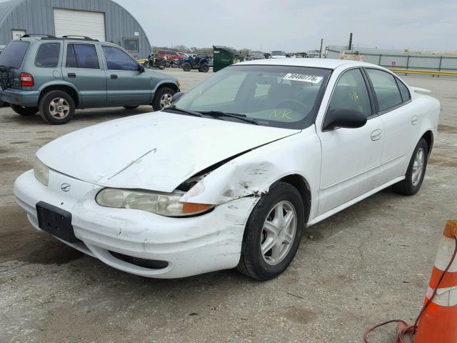 1G3NL52F64C236149 - 2004 OLDSMOBILE ALERO GL WHITE photo 2