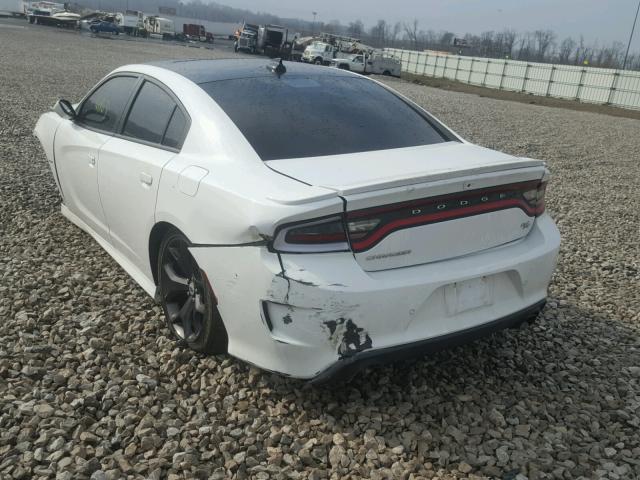2C3CDXCT4HH638604 - 2017 DODGE CHARGER R/ WHITE photo 3