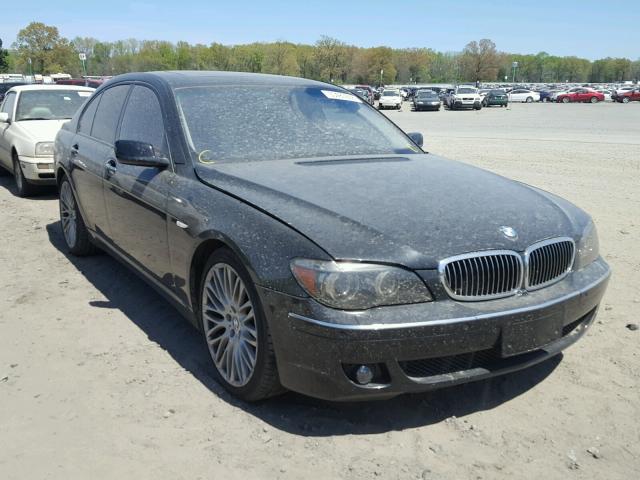 WBAHL83538DT13030 - 2008 BMW 750I შავი ფოტო 1