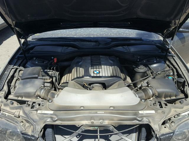 WBAHL83538DT13030 - 2008 BMW 750I შავი ფოტო 7