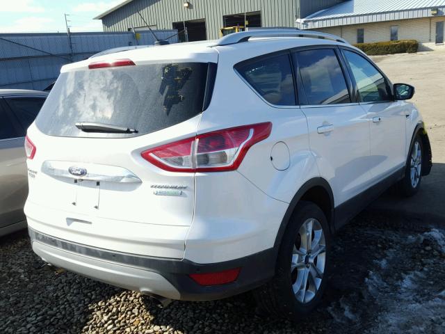 1FMCU0JX5EUD70742 - 2014 FORD ESCAPE TIT WHITE photo 4