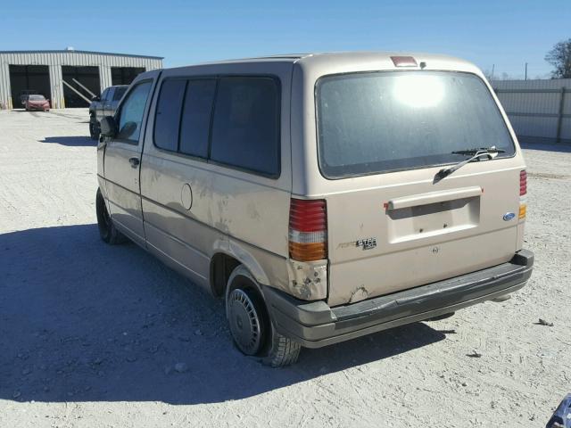 1FMDA11U2SZA40242 - 1995 FORD AEROSTAR BROWN photo 3