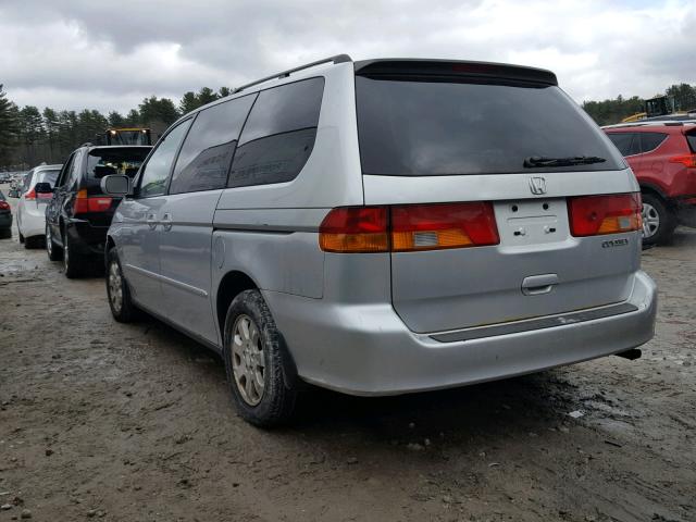 5FNRL18014B103394 - 2004 HONDA ODYSSEY EX GRAY photo 3