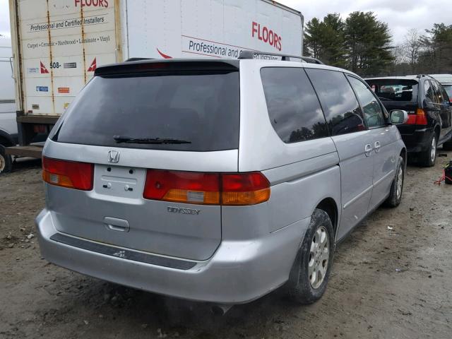 5FNRL18014B103394 - 2004 HONDA ODYSSEY EX GRAY photo 4