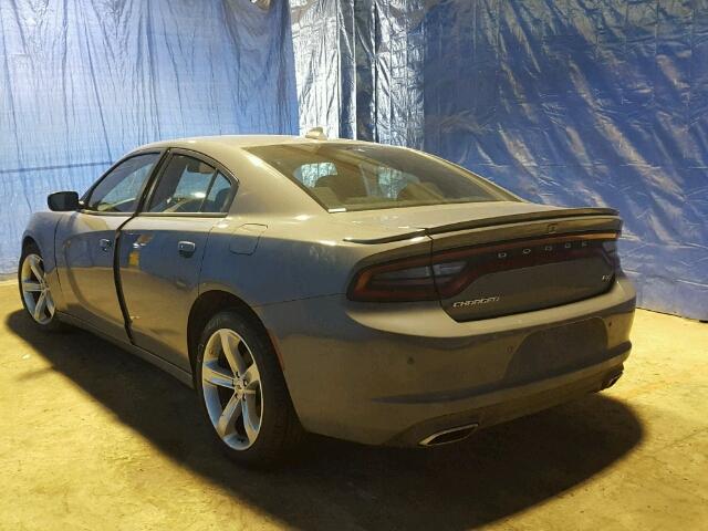 2C3CDXCT4JH133961 - 2018 DODGE CHARGER R/ GRAY photo 3
