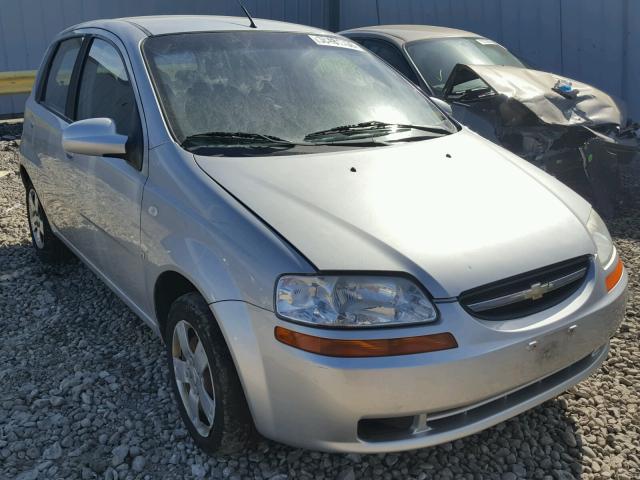 KL1TD66678B186093 - 2008 CHEVROLET AVEO BASE Gümüş foto 1
