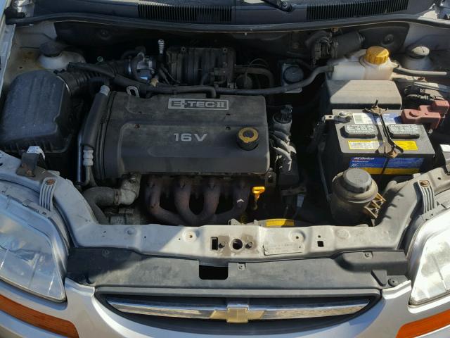 KL1TD66678B186093 - 2008 CHEVROLET AVEO BASE Gümüş foto 7