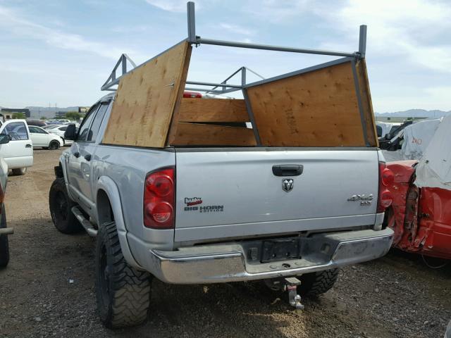 1D3KS28C67J509373 - 2007 DODGE RAM 2500 S SILVER photo 3