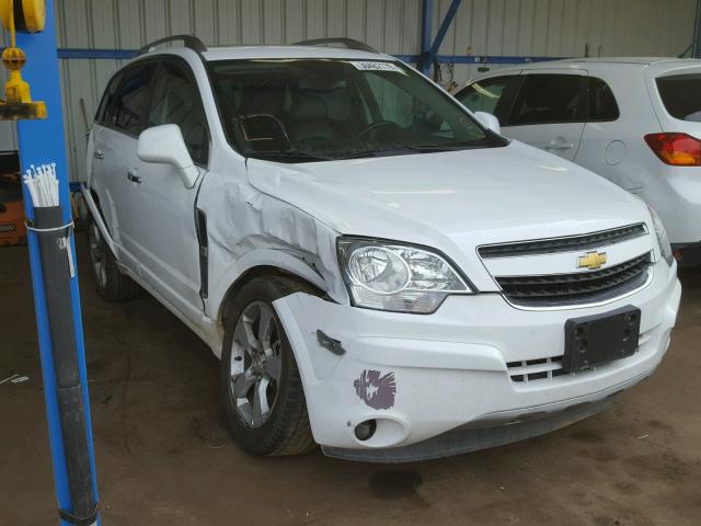 3GNAL4EK7ES562398 - 2014 CHEVROLET CAPTIVA LT WHITE photo 1