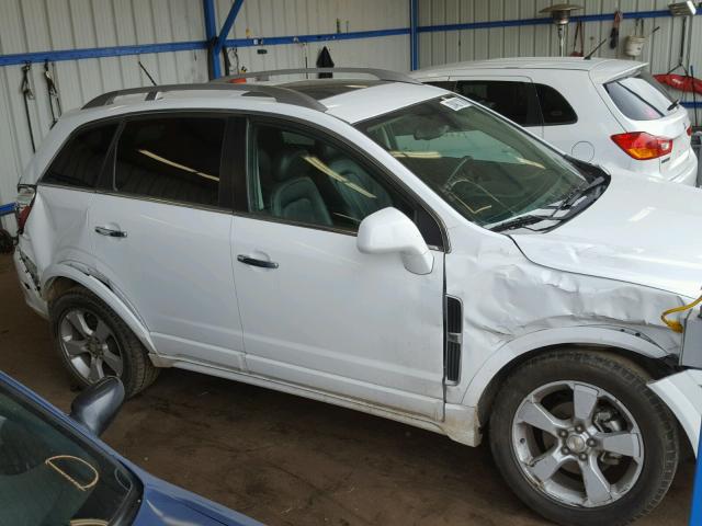 3GNAL4EK7ES562398 - 2014 CHEVROLET CAPTIVA LT WHITE photo 9