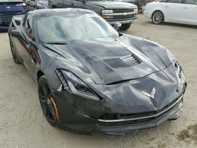 1G1YA2D78F5115839 - 2015 CHEVROLET CORVETTE S BLACK photo 1