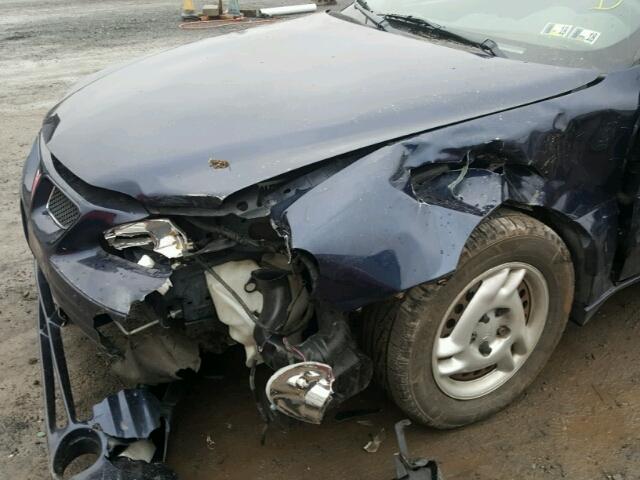 1G2NE52T31M590432 - 2001 PONTIAC GRAND AM S 蓝色 照片 9