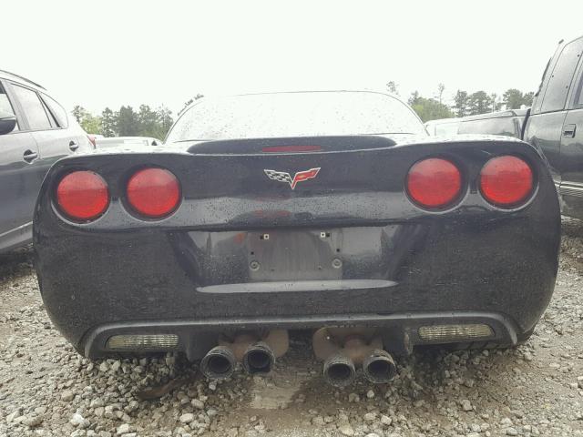 1G1YY26E085100469 - 2008 CHEVROLET CORVETTE Z BLACK photo 6