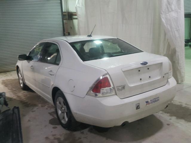 3FAHP07168R175397 - 2008 FORD FUSION SE WHITE photo 3