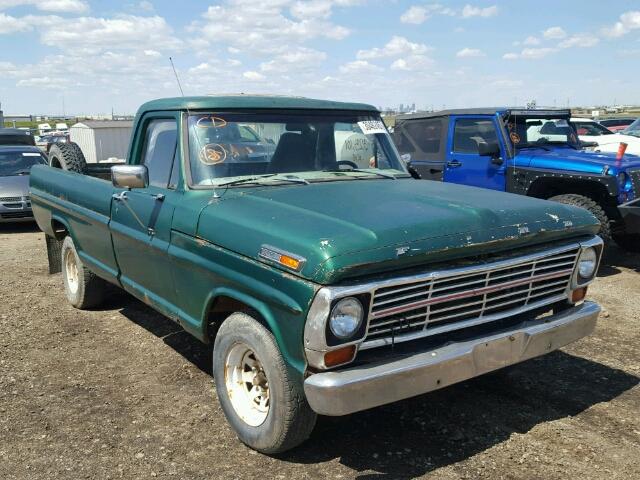 F10ACD61157 - 1969 FORD F100 GREEN photo 1