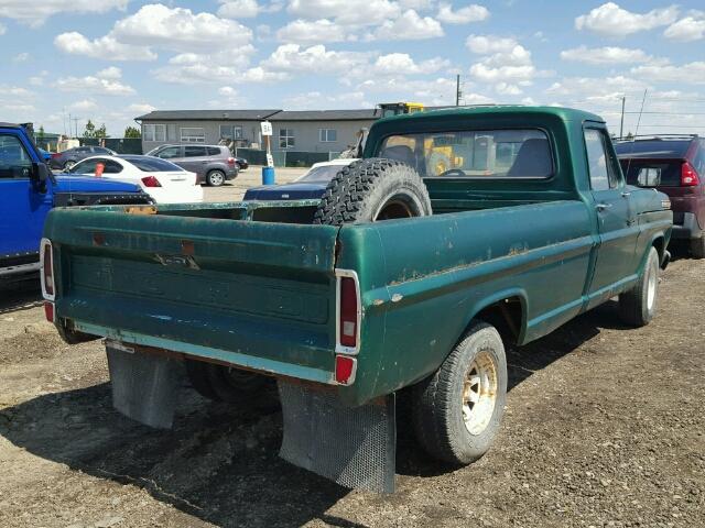 F10ACD61157 - 1969 FORD F100 GREEN photo 4