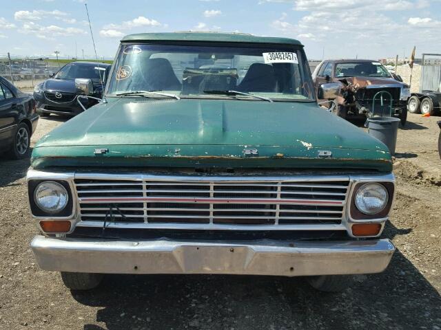 F10ACD61157 - 1969 FORD F100 GREEN photo 9