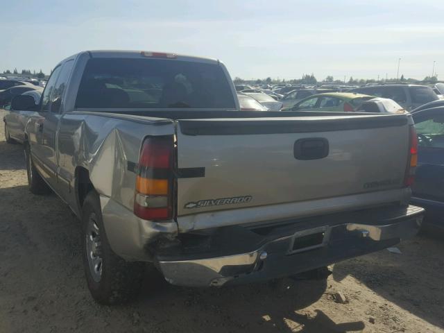 2GCEC19T021157308 - 2002 CHEVROLET SILVERADO TAN photo 3