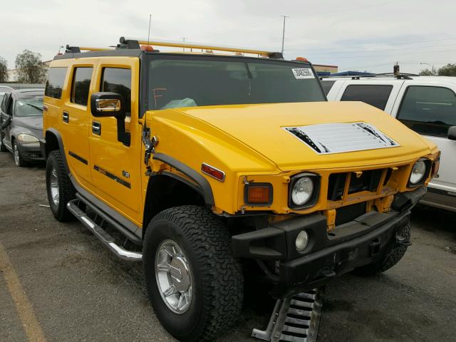 5GRGN23UX6H121041 - 2006 HUMMER H2 YELLOW photo 1