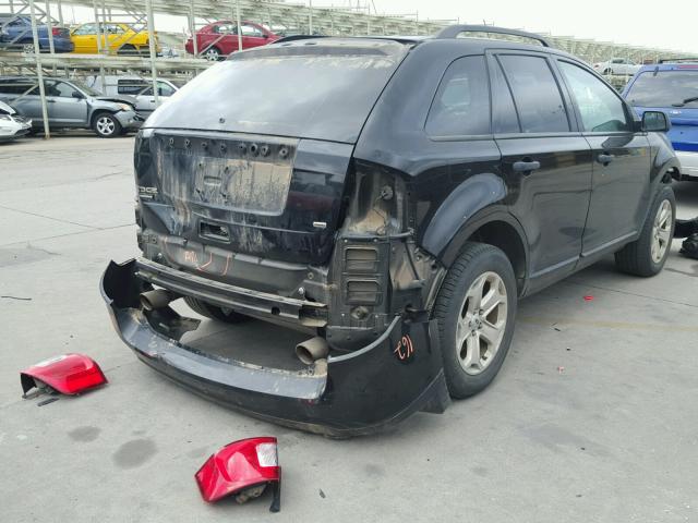 2FMDK4GC5DBC96491 - 2013 FORD EDGE SE BLACK photo 4